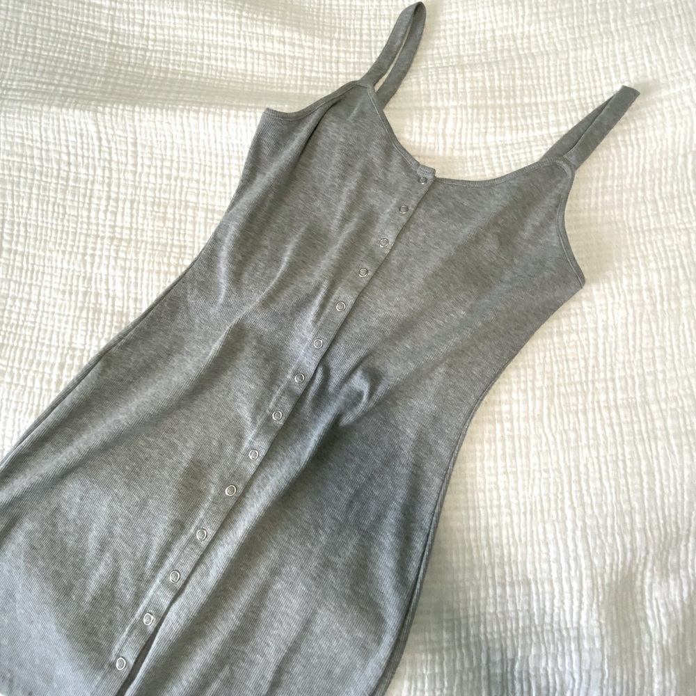 Kendall & Kylie Button-Up Bodycon Dress